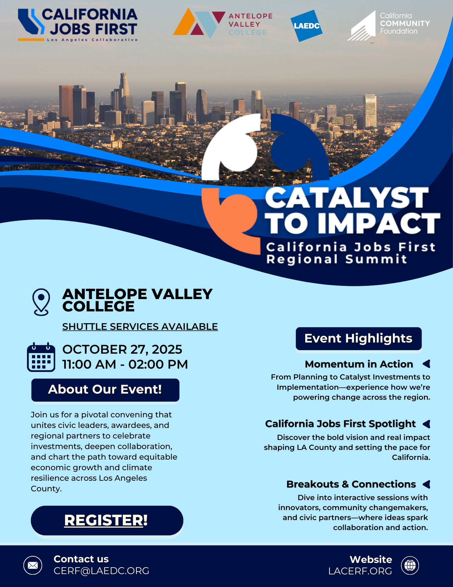 Catalyst to Impact Flyer Catalyst to Impact Flyer